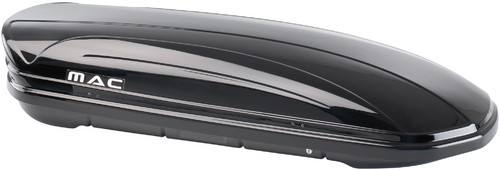 Pkw-Dachbox „MAC 460 schwarz hochglänzend“.