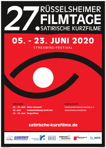 Plakat der Rüsselsheimer Filmtage 2020.