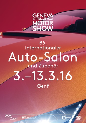 Plakat Genfer Auto Salon 2016.