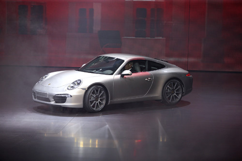 Porsche 911 Carrera bei der Volkswagen-Vorabendversanstaltung &quot;Driving Diversity&quot;.