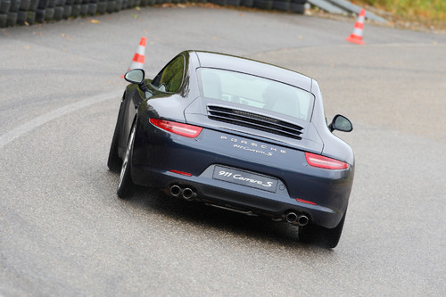 Porsche 911 Carrera Workshop: Fahrt auf der Teststrecke.