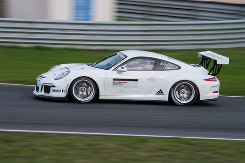 Porsche 911 GT3 Cup beim Mobil 1 Supercup.