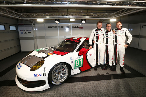 Porsche 911 RSR des Teams Manthey: Marc Lieb, Richard Lietz und Romain Dumas.