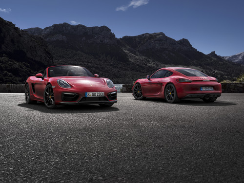 Porsche Boxster GTS und Cayman GTS.