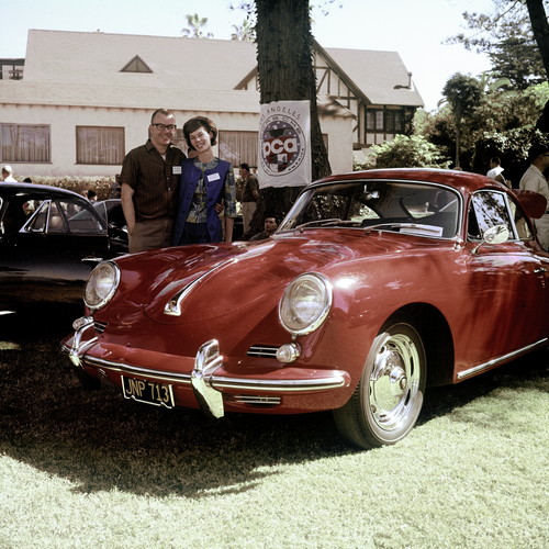Porsche Clubtreffen des Porsche Club of America 1963 in Del Mar-USA.