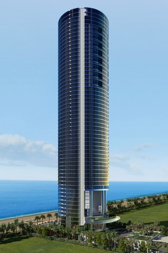 Porsche Design Tower in Miami.