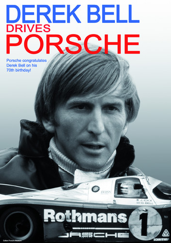Porsche gratuliert Derek Bell.
