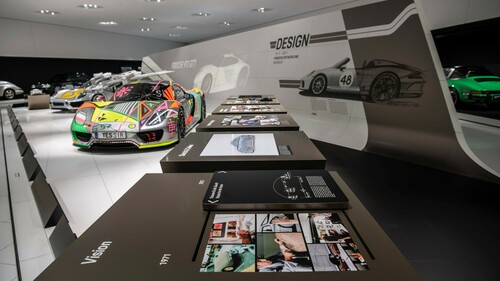 Porsche Sonderausstellung in Weissach.
