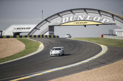 Porsche-Tracktest in Le Mans.