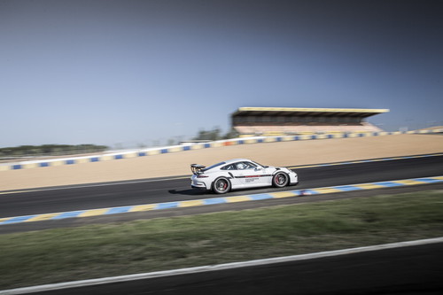 Porsche-Tracktest in Le Mans: 911 GT3 RS.