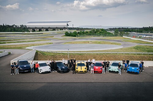 „Porsche Turbo Award 2023“: die Preisträger und Gäste.
