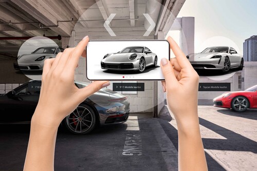 Porsche vertreibt Neu- und Gebrauchtfahrzeuge auch online.