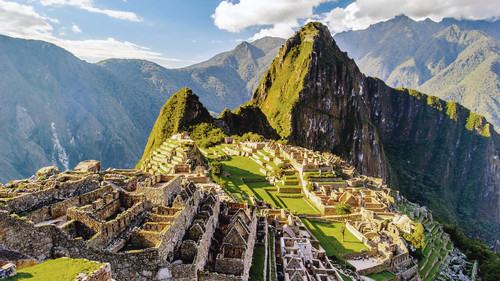 Porsche World Expedition: Die Ruinenstadt Machu Picchu in Peru.