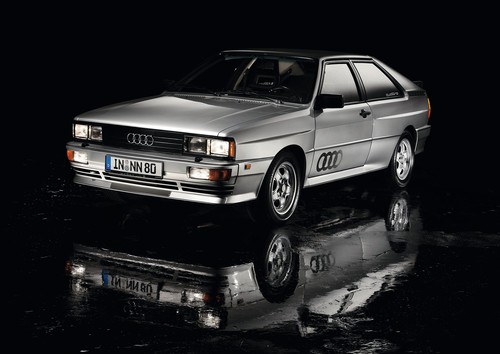Premiere in Genf: Audi Quattro, 1980.