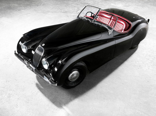 Premiere in Genf: Jaguar XK 120 im Jahr 1951.