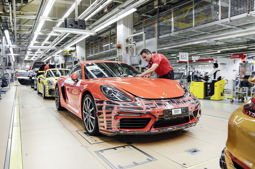 Produktion bei Porsche.