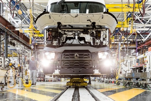 Produktion bei Renault Trucks.