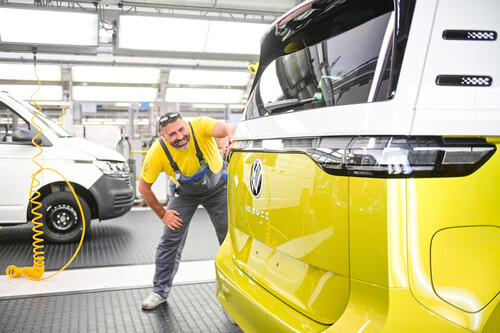 Produktion bei Volkswagen Nutzfahrzeuge.