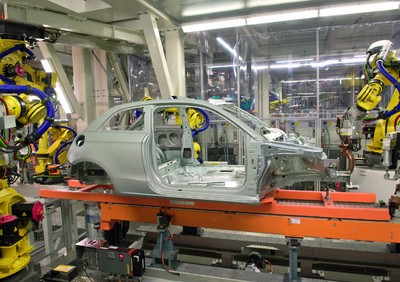 Produktion des Audi A 1.