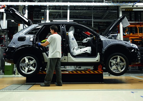 Produktion des Audi Q3.