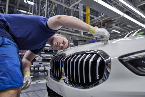 Produktion des BMW 1er im Werk Leipzig.