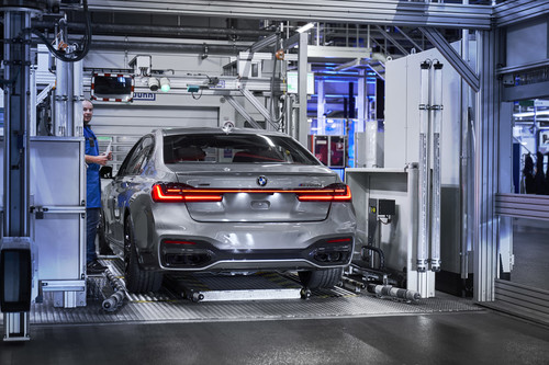 Produktion des BMW 7er im Werk Dingolfing. 