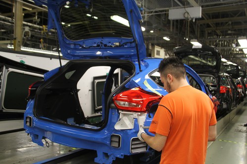 Produktion des Ford Focus RS.