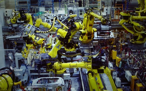 Produktion des Hyundai i30 im tschechischen Werk Nosovice.