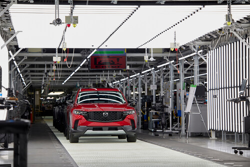 Produktion des Mazda CX-50 im US-Werk Huntsville.