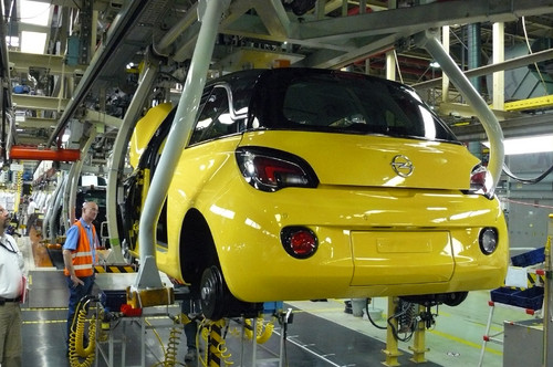 Produktion des Opel Adam im Werk Eisenach.