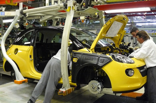 Produktion des Opel Adam im Werk Eisenach.