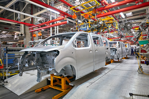 Produktion des Opel Zafira Life im PSA-Werk in Kaluga.