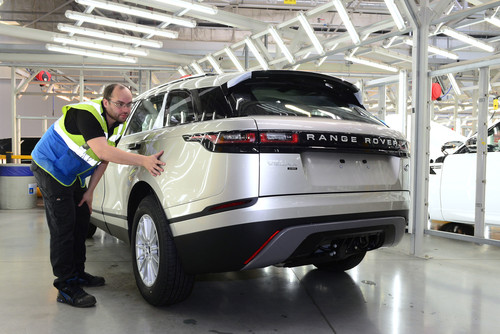 Produktion des Range Rover Velar in Solihull.