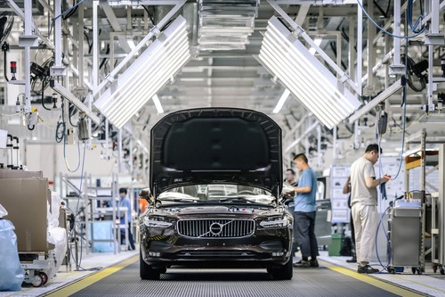 Produktion des S90 im chinesischen Volvo-Werk Daqing