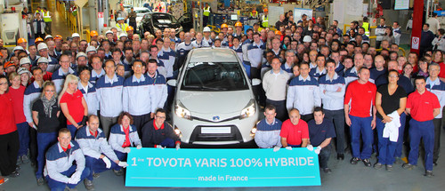 Produktion des Toyota Yaris Hybrid in Valenciennes gestartet.