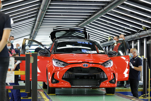 Produktion des Toyota Yaris im französischen Werk Valenciennes.