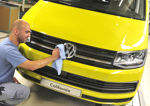 Produktion des Volkswagen California.