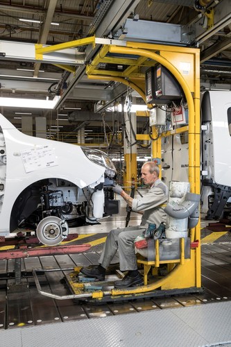 Produktion im französischen Renault-Werk Maubeuge.