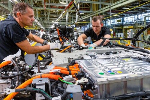 Produktion im Opel-Werk Eisenach.