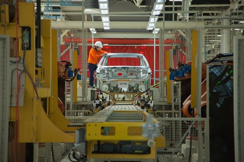 Produktion im Volvo-Werk in Chengdu.