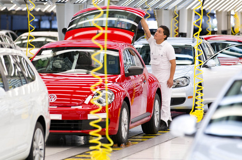 Produktion im VW-Werk Puebla.