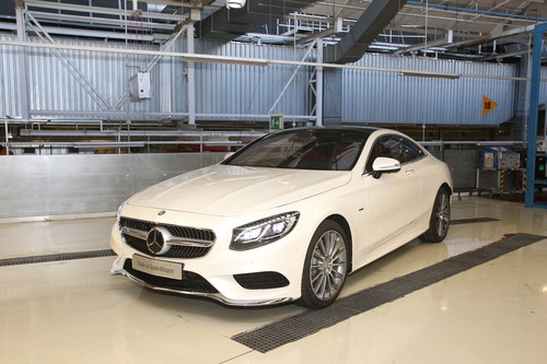 Produktionsstart des neuen S-Klasse Coupés im Mercedes-Benz-Werk Sindelfingen.