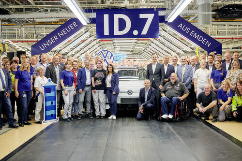 Produktionsstart des VW ID 7 im Werk Emden.