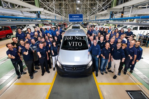 Produktionsstart für den neuen Vito im spanischen Mercedes-Benz Werk Vitoria.