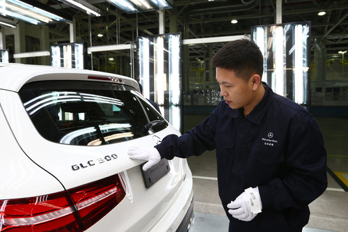 Produktionsstart für Mercedes-Benz GLC in China.