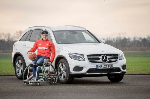 Profi Rollstuhlbasketballer und Mercedes-Benz Markenbotschafter Sebastian Magenheim.