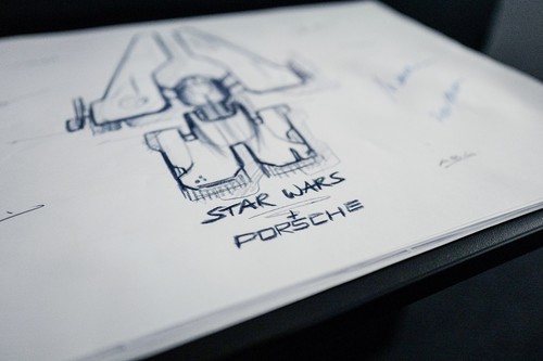 Projektmeeting mit dem Star-Wars-Designteam bei Style Porsche in Weissach.