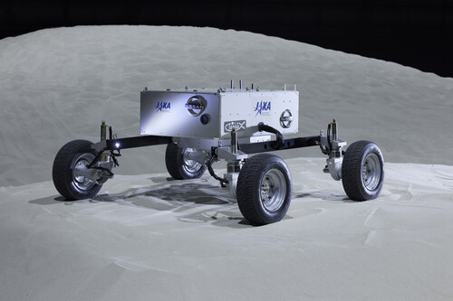 Prototyp eines Mond-Rovers von Nissan.