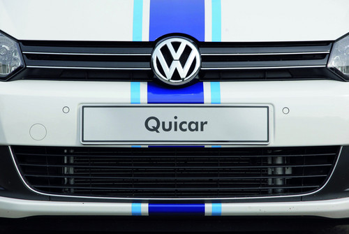 „Quicar – Share a Volkswagen“.