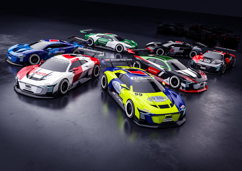 #RaceHome, Audi e-Tron Vision Gran Turismo (Frijns, Duval, Rast, Müller, Green, Rockenfeller, Voigt).